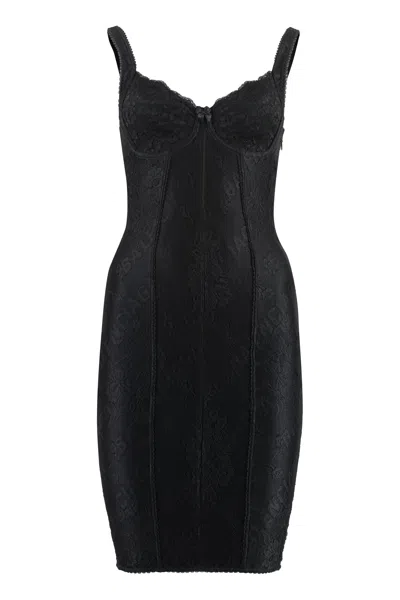 Balenciaga Black Lace Mini Dress For Women Ss23