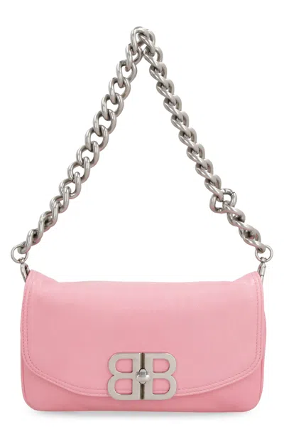 Balenciaga Pink 100% Leather Crossbody Handbag For Women