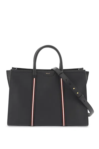 Bally Luxurious Nero Tote Handbag For The Fashion-forward Woman In Black