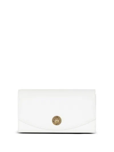 Balmain Embleme Wallet On Chain In White