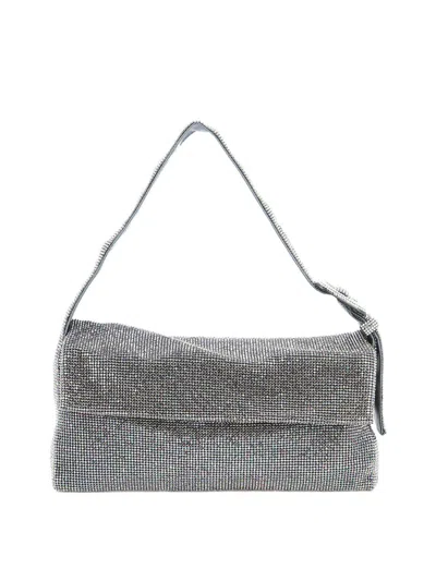 Benedetta Bruzziches "vitty The Grande" Shoulder Handbag In Gray