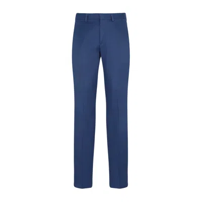 Brioni Men's Cotton Pants In Blue
