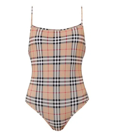 Burberry Brown Check Swimsuit