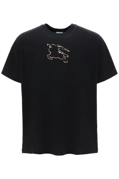 Burberry Classic Mens Black T-shirt For Fw23