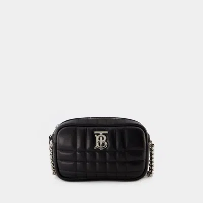 Burberry Lola Camera Handbag In Black