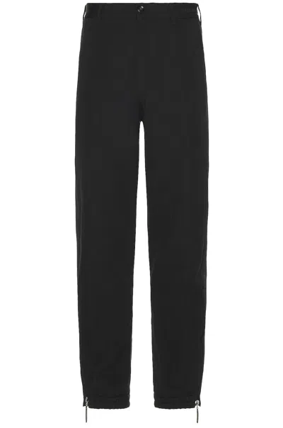 Burberry Men's Black Wool Pants For Ss23