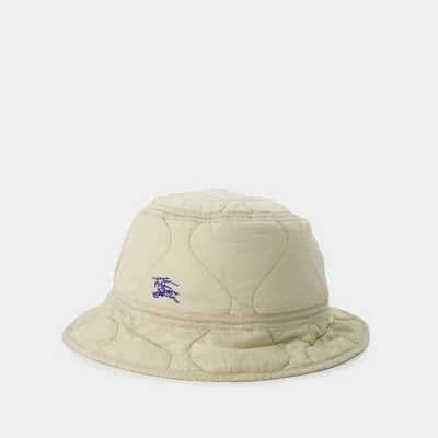 Burberry Quilted Bucket Hat In Beige