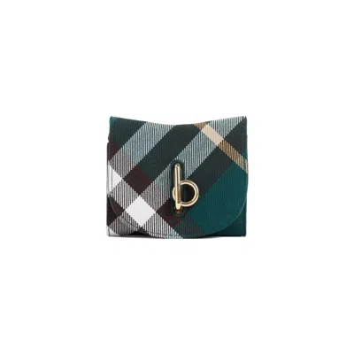Burberry Rocking Compact Wallet In White