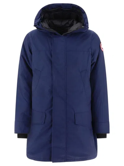 Canada Goose Langford Parka Jacket Wintercoat In Navy