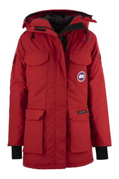 Canada Goose Red Expedition Parka Jacket For Women