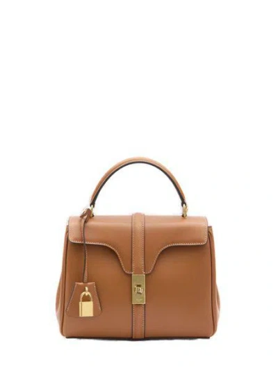 Celine Small 16 Handbag In Brown