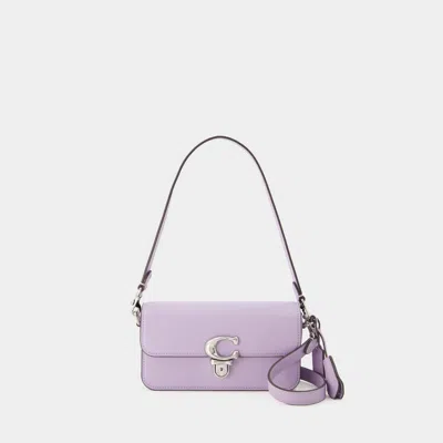 Coach Studio Baguette Shoulder Handbag In Purple