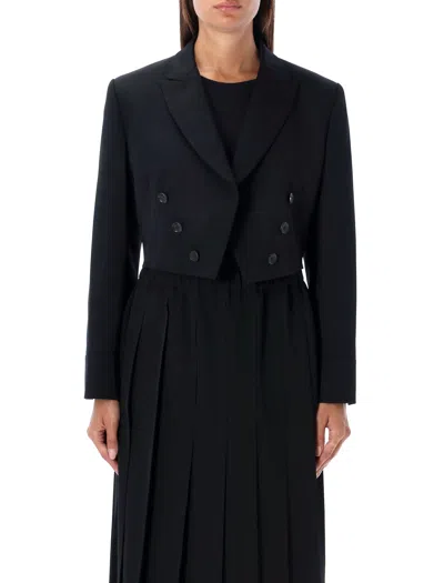 Comme Des Garçons Fierce And Fashionable: Black Spencer Jacket For Women