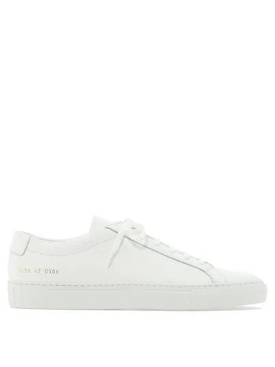 Common Projects Minimalist White Sneakers For Men