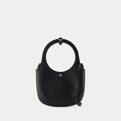Courrèges Holy Handbag In Black