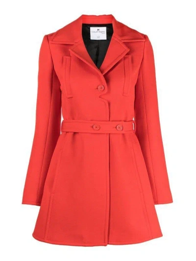 Courrèges Red Crepe Jacket For Women
