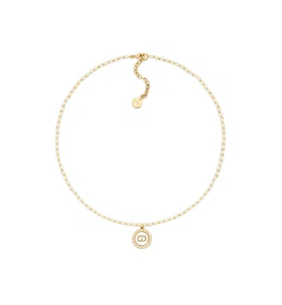 Dior Baroque Gold Finish Necklace For Women