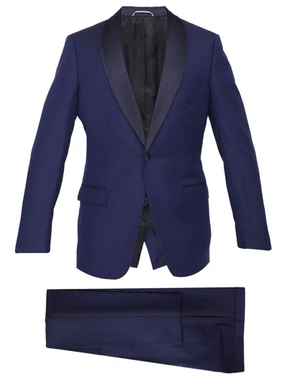 Dior Light Blue Wool Tuxedo For Men