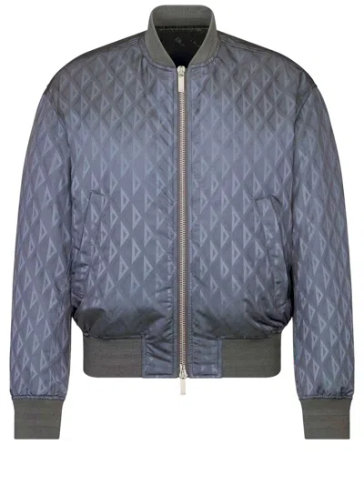 Dior Cd Diamond Bomber Jacket In Grey