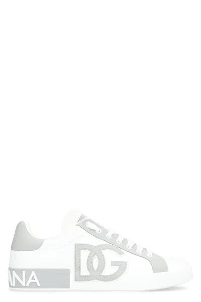 Dolce & Gabbana Portofino Sneaker In White