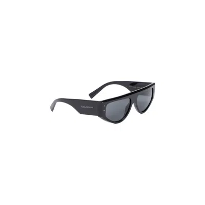 Dolce & Gabbana Women's Black Sharp Sunglasses For Ss24