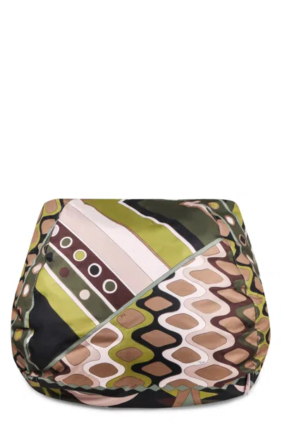 Emilio Pucci Bean Handbag In Tan