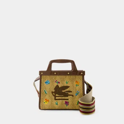 Etro Love Trotter Handbag In Brown