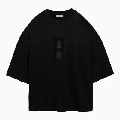 Fear Of God Black Oversize Cotton T-shirt