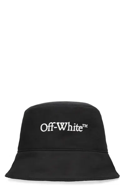 Off-white Man Black Hat Omla034c99fab006