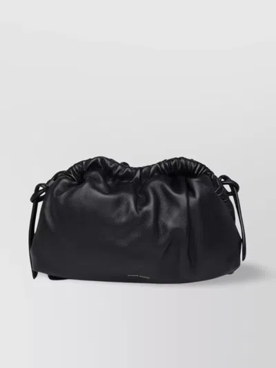 Mansur Gavriel Cloud Black Leather Crossbody Bag