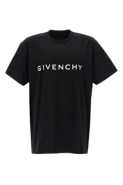Givenchy Cotton Logo T-shirt In Multicolor