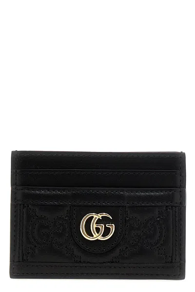 Gucci Men 'gg' Card Holder In Black