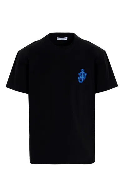 Jw Anderson T-shirt Mit Anker-logo In Black
