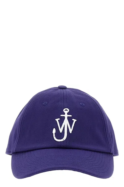 Jw Anderson Logo Cap Hats Light Blue