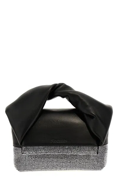 Jw Anderson J.w.anderson Women 'crystal Twister' Small Handbag In Black