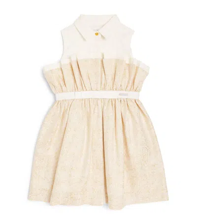 Jessie And James Kids'  Romana Dress (4-14 Years) In Gold