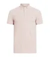 Allsaints Organic Cotton Reform Polo Shirt In Dust Taupe