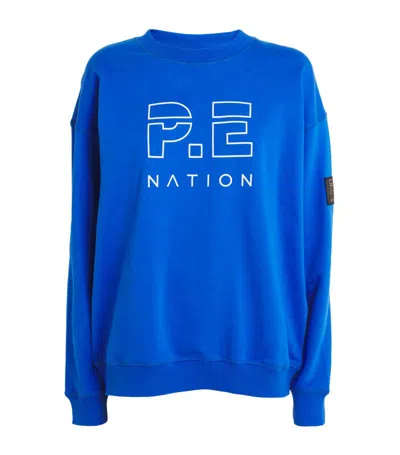 P.e Nation Heads Up Sweatshirt In Blue