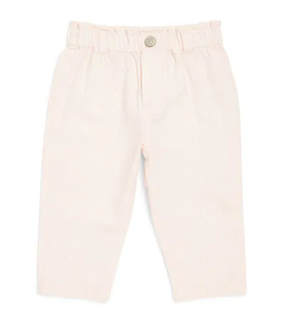 Tartine Et Chocolat Cotton Striped Trousers (3-36 Months) In Pink