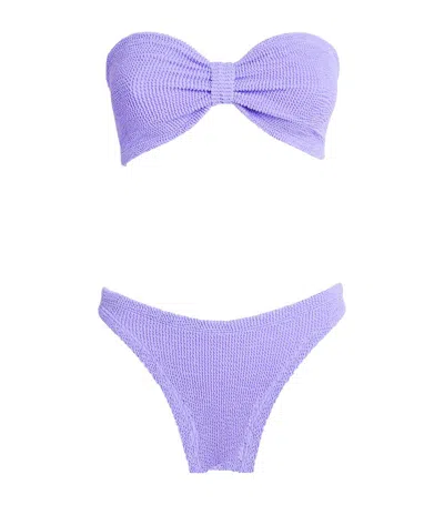 Hunza G Jean Bikini In Purple