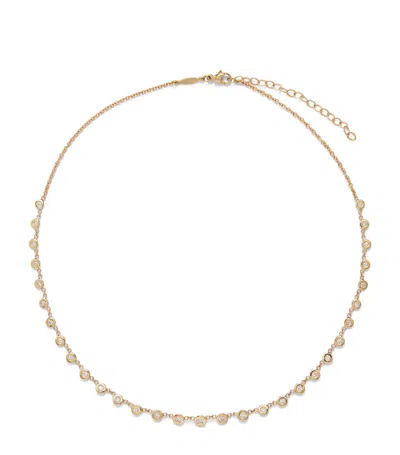 Jacquie Aiche Yellow Gold And Diamond Emily Necklace