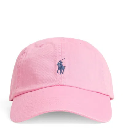 Polo Ralph Lauren Classic Sport Cap Carmel Pink In Rosa