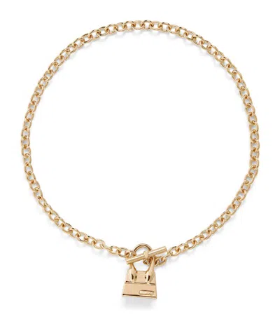 Jacquemus Chiquito Toggle Charm Necklace In Gold
