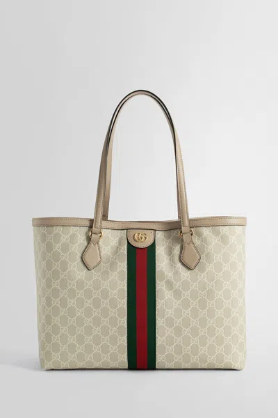 Gucci Tote Bags Woman Yellow Cream Woman In Beige