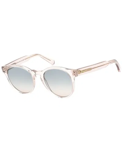 Ferragamo Salvatore  Blue Gradient Teacup Ladies Sunglasses Sf1068s 260 52 In Brown