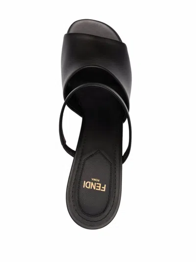 Fendi Sandals In Black