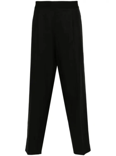 Neil Barrett Tapered Darted Trousers In Black