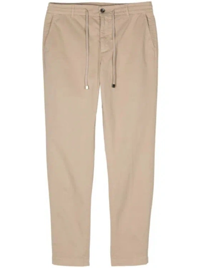 Peserico Elasticated-waistband Trousers In Neutrals