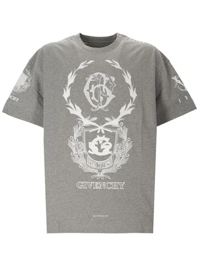 Givenchy T-shirts And Polos In Light Grey Melange
