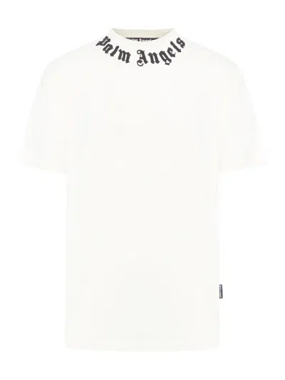 Palm Angels T-shirts In White